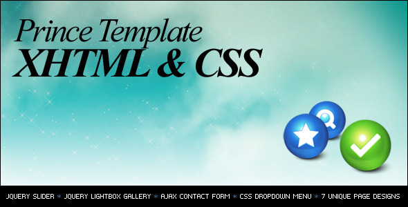 Prince XHTML/CSS Template - Business Corporate