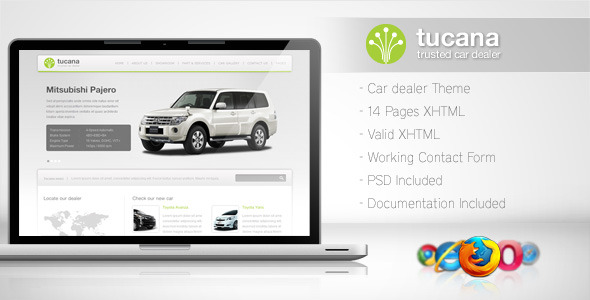 Tucana - Cars Dealer Template - Business Corporate