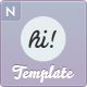 Hi!: Creative Portfolio Template - ThemeForest Item for Sale