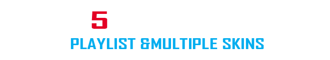 HTML 5 video player - multiple skins