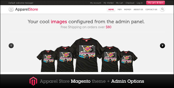 Apparel Store Magento theme - Magento eCommerce