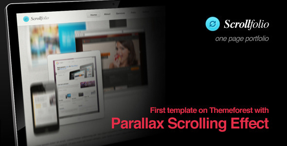 Scrollfolio - Parallax Scrolling Effect portfolio - Portfolio Creative