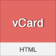 vCard Professional Portfolio Template - ThemeForest Item for Sale