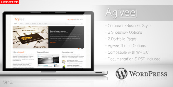 Agivee - Corporate Business Wordpress Theme - Corporate WordPress