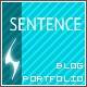 Sentence - Responsive Blog and Portfolio - ThemeForest Item for Sale