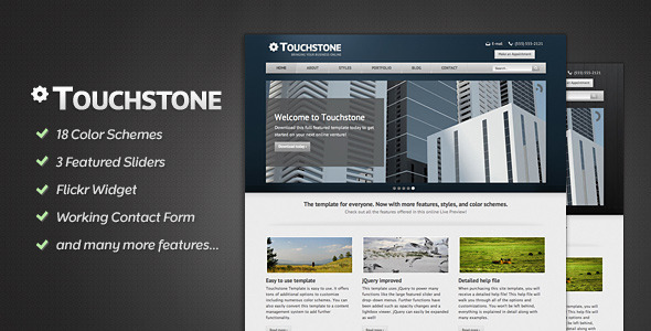 Touchstone - Corporate & Portfolio Template