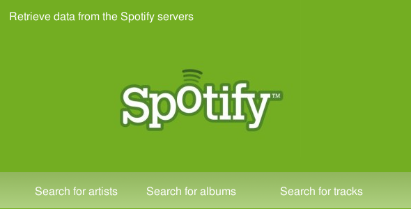Spotify API Library class - CodeCanyon Item for Sale