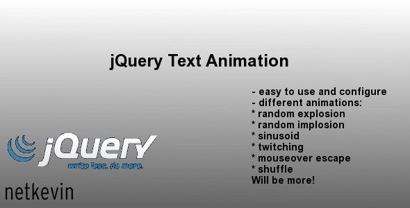 jQuery Text Animation - CodeCanyon Item for Sale