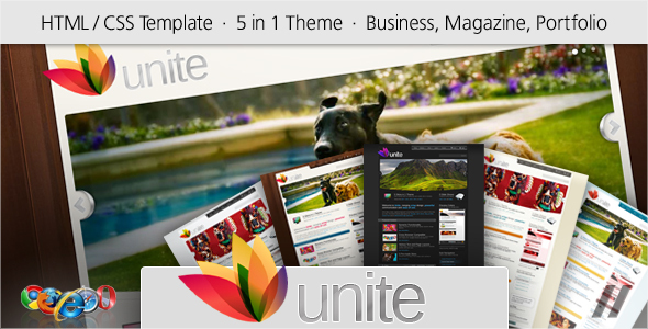 Unite - HTML Business, Magazine, Community Site - Creative Site Templates