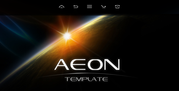 AEON Futuristic Template for Joomla! - Creative Joomla