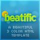 Beatific - Beautiful website template (3 colors) - ThemeForest Item for Sale