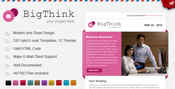 BigThink E-mail Template - Email Templates Marketing