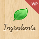 Ingredients - A Fresh Recipe WordPress Theme - ThemeForest Item for Sale