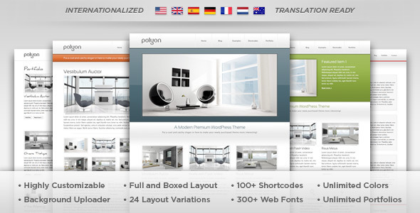 Polyon - Futuristic WordPress Theme - Business Corporate