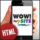 WOW! mySite HTML5 &amp; CSS3 mobile theme - ThemeForest Item for Sale
