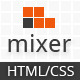 Mixer - Responsive Creative HTML/CSS - ThemeForest Item for Sale
