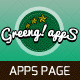Greeng Apps Landing Page - ThemeForest Item for Sale