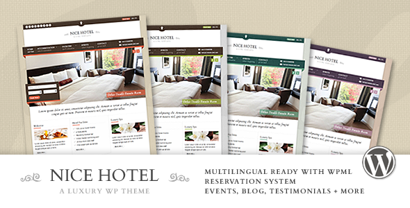 Nice Hotel - WordPress Theme - Travel Retail