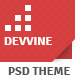 Devvine - Modern and Clean PSD Theme - ThemeForest Item for Sale