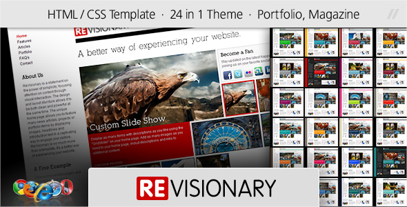ReVisionary - HTML Portfolio and Magazine Site - Portfolio Creative