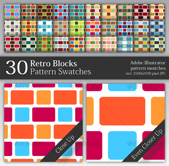 pattern blocks patterns. 30 Retro Blocks Pattern