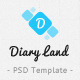 Diaryland - Corporate PSD Template - ThemeForest Item for Sale