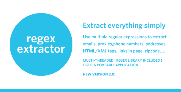 RegEx Extractor - Extract Everything Simply !