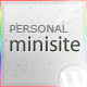 MiniSite - 4 in 1 Minimal Wordpress Theme - ThemeForest Item for Sale