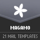 MAGAMO - 21 modular e-mail templates - ThemeForest Item for Sale