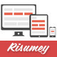Responsive HTML5 CSS3 Resume Template - Risumey - ThemeForest Item for Sale