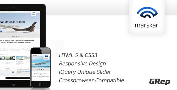 marskar - Responsive HTML5/CSS3 - Creative Site Templates
