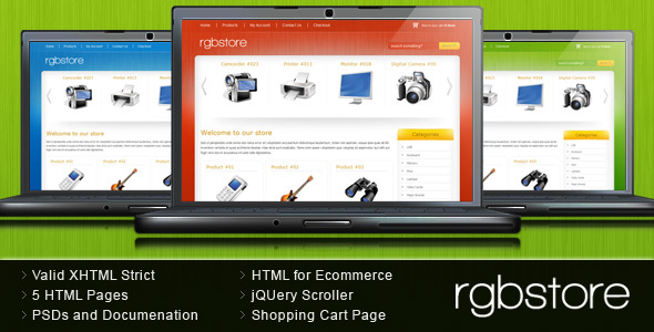 RGBStore Ecommerce - HTML Template - Shopping Retail