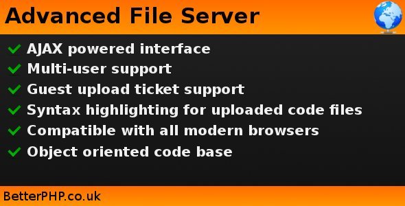 Advanced File Server - CodeCanyon Item for Sale