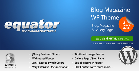 eQuator - Global Community Wordpress Theme - Blog / Magazine WordPress