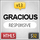 Gracious - Ajaxified HTML Template - ThemeForest Item for Sale
