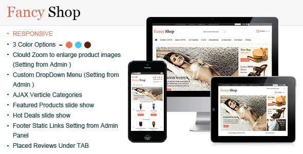 Fancy Shop Magento Template - Magento eCommerce