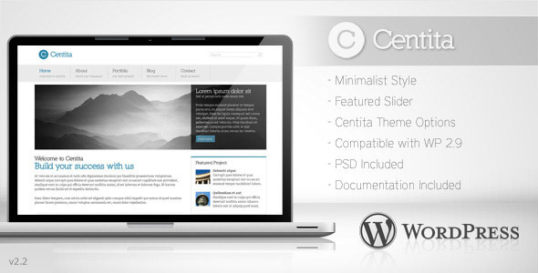 Centita - Minimalist Business Wordpress Theme - Business Corporate