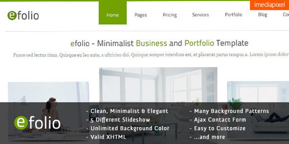 efolio - Business and Portfolio HTML Template - Business Corporate