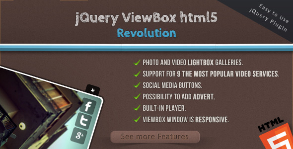 jQuery ViewBox HTML5 Revolution - Media Browser