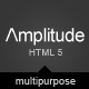 Amplitude Multipurpose Reponsive HTML Template - ThemeForest Item for Sale