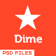 Dime - Agency / Business Portfolio PSD Template - ThemeForest Item for Sale