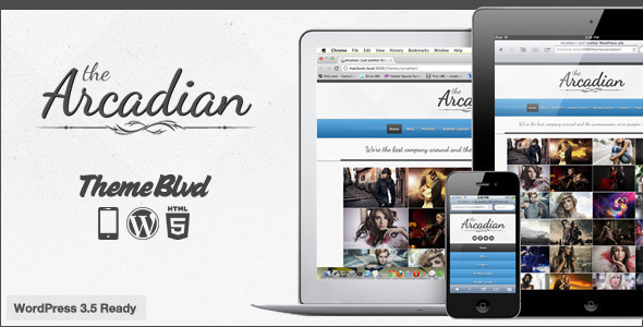The Arcadian Responsive WordPress Theme