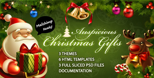 Auspicious Christmas Gifts - Email Templates Marketing