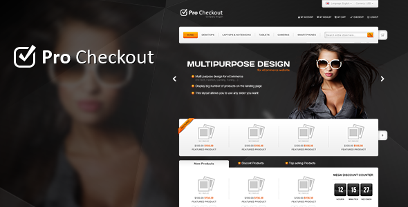 Pro Checkout - eCommerce PSD Template - Shopping Retail