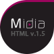Midia - Creative HTML Template - ThemeForest Item for Sale