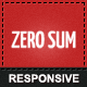 Zero Sum - Responsive WordPress Theme - ThemeForest Item for Sale