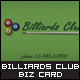 Billiards Club Business Card - GraphicRiver Item for Sale