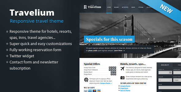 Travelium - Responsive Hotel & Travel - Travel Retail