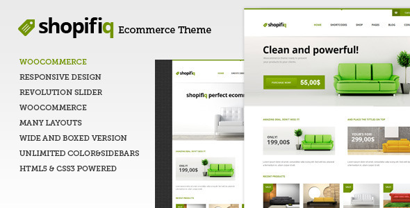 Shopifiq - Responsive WordPress WooCommerce Theme - WooCommerce eCommerce