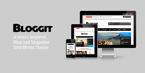 Bloggit - Responsive WordPress Blog,Magazine,News